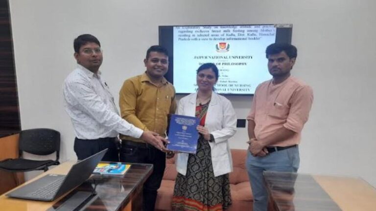 लाहौल : नेहा ने जयपुर नेशनल यूनिवर्सिटी से की नर्सिंग में PHD, माताओं को स्तनपान पर करेगी जागरूक
