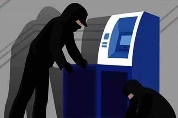 Robbery in ICICI Bank Baddi ATM