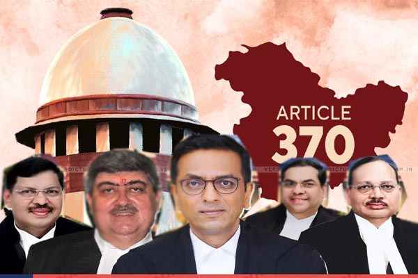 Supreme Court Article 370 Judgement : सुप्रीम कोर्ट ने आर्टिकल 370 हटाने पर  लगाई मुहर, लद्दाख को UT बनाने को भी हरी झंडी... December 11, 2023