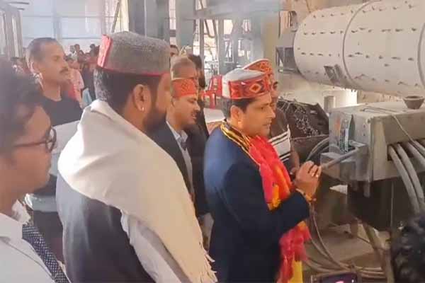 Inauguration of Kamdhenu Gold Cement Factory