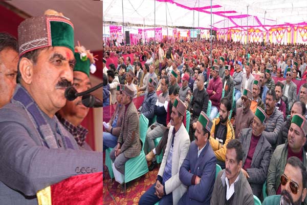 Himachal: सीएम सुक्खू बोले-धन-बल से लोकतंत्र को कमज़ोर करने वालो को लोकसभा चुनाव में करारा जवाब देगी जनता