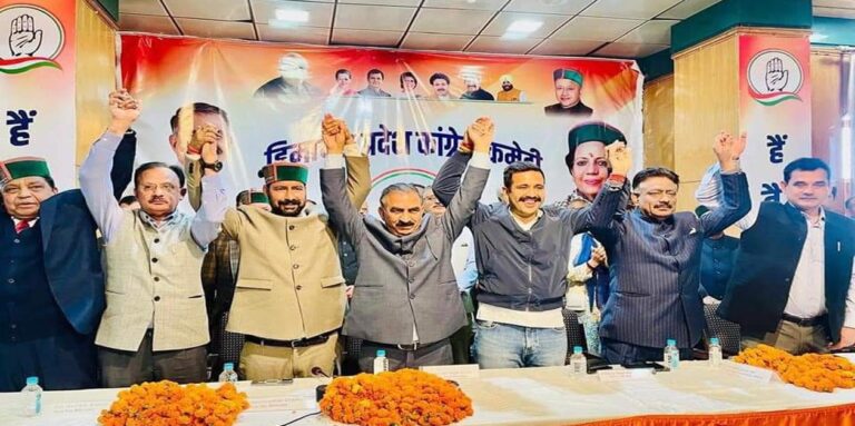 HIMACHAL: सीएम सुक्खू के नेतृत्व में शिमला संसदीय क्षेत्र में जीत के लिए रणनीति तैयार, सुल्तानपुरी बोले- मुद्दों के आधार पर लड़ेंगे चुनाव