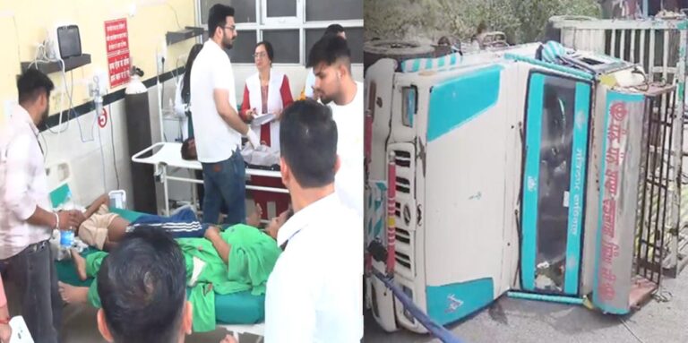 Una News: श्रद्धालुओं से भरी पिकअप पलटी, 15 लोग घायल, 3 की हालत नाजुक