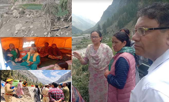 Flood News: करपट नाले में आई बाढ़..! ग्रामीणों ने भाग कर बचाई अपनी जान