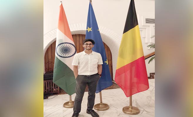 Mandi News: उपलब्धि! अनुपम चौहान का बेल्जियम के प्रमुख विश्वविद्यालय में मास्टर डिग्री के लिए चयन