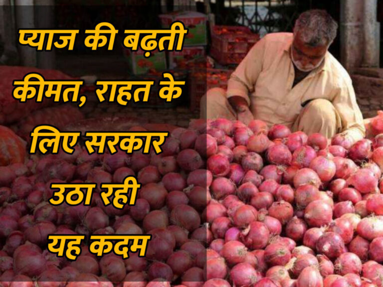 Onion Price Hike: प्‍याज की बढ़ती कीमतों से राहत देने के ल‍िए सरकार ने उठाया यह कदम.!