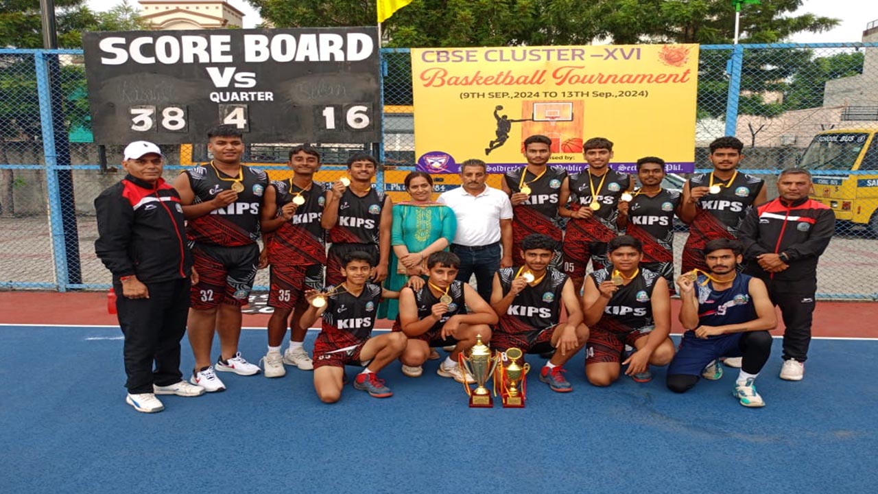 Solan News: कसौली इंटरनेशनल पब्लिक स्कूल, सनवारा ने सीबीएसई बास्केटबॉल क्लस्टर XVI जीता
