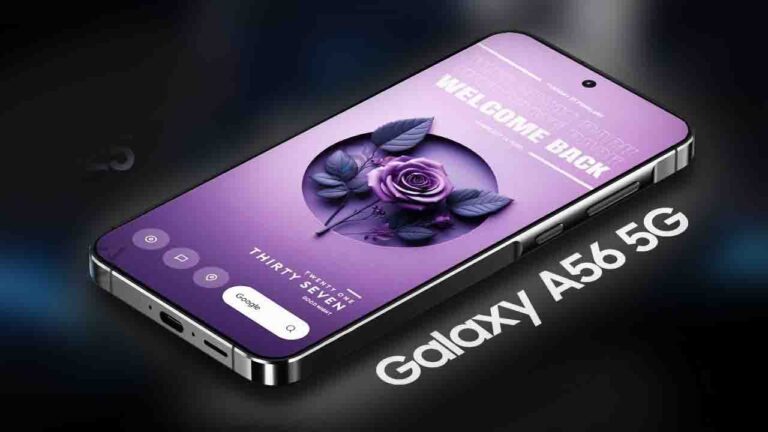 Samsung A56 5G: शक्तिशाली परफॉर्मेंस और शानदार डिजाइन का नया अवतार जल्दी लॉन्च होगा, जाने संपूर्ण जानकारी