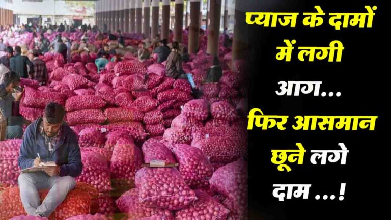 Onion Price Hike: प्याज महंगा होने से आम आदमी को लगा महंगाई का झटका..!
