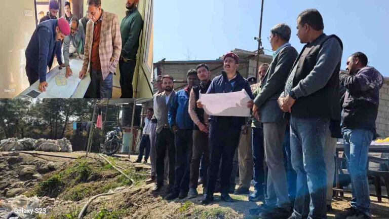 Hamirpur: हमीरपुर में निर्माणाधीन बस अड्डे का निरीक्षण, मंत्री विक्रमादित्य सिंह ने जताया संतोष