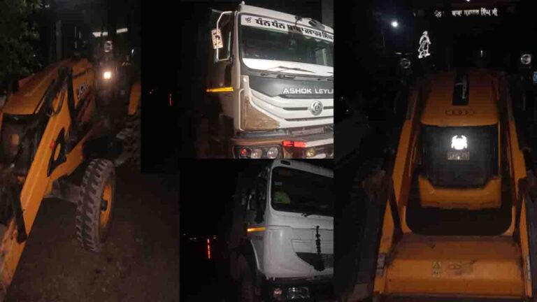Baddi Police की बड़ी कार्रवाई: अवैध खनन पर कसा शिकंजा, दो जेसीबी और दो टिप्पर जब्त.!