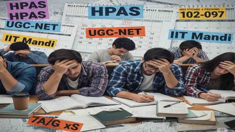 HPAS-UGC-NET-IIT Mandi Exams: हिमाचल में HPAS, UGC-NET और IIT मंडी परीक्षाओं के टकराव पर चिंता, सरकार से तत्काल हस्तक्षेप की मांग