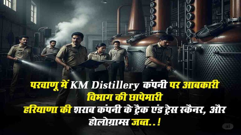 Himachal News: परवाणू औद्योगिक क्षेत्र में KM डिस्टिलरी पर आबकारी विभाग की छापेमारी..!