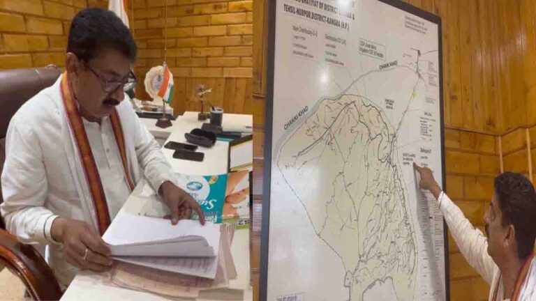 Kangra News: फिना सिंह परियोजना डैम के टैंडर को लेकर पूर्व मंत्री राकेश पठानियां ने उठाए सवाल..!