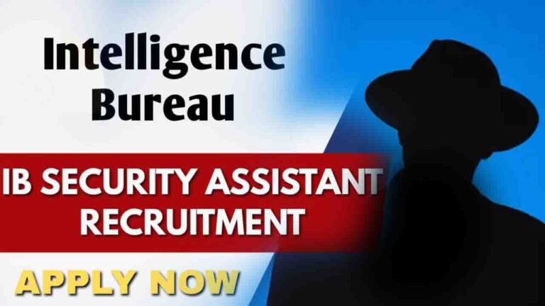 IB Recruitment 2025: IB में निकली बंपर भर्तियां, जानिए कैसे करें अप्लाई..!