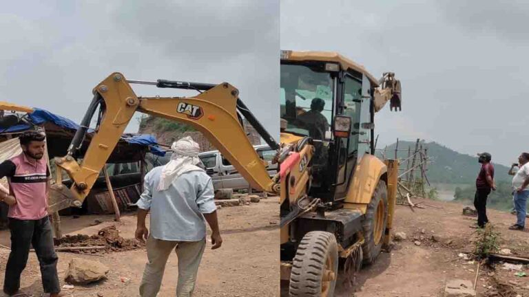 Bilaspur News: फोरलेन के दोनों ओर से हटाए गए अवैध कब्जे, बिलासपुर प्रशासन की संयुक्त कार्रवाई
