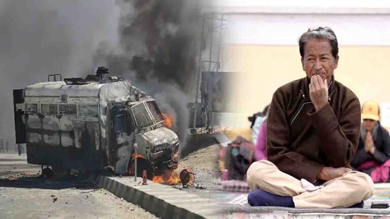 Leh Violence: लेह हिंसा के लिए केंद्र ने सोनम वांगचुक को ठहराया जिम्मेदार , हिंसा भड़काने का आरोप