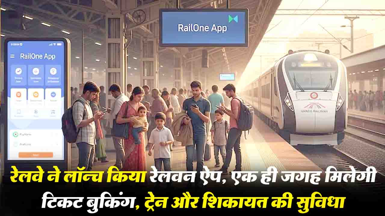 RailOne App: भारतीय रेलवे की इस नई ऐप से अब एक ही जगह मिलेंगी टिकट बुकिंग से लेकर शिकायत तक की सुविधाएं