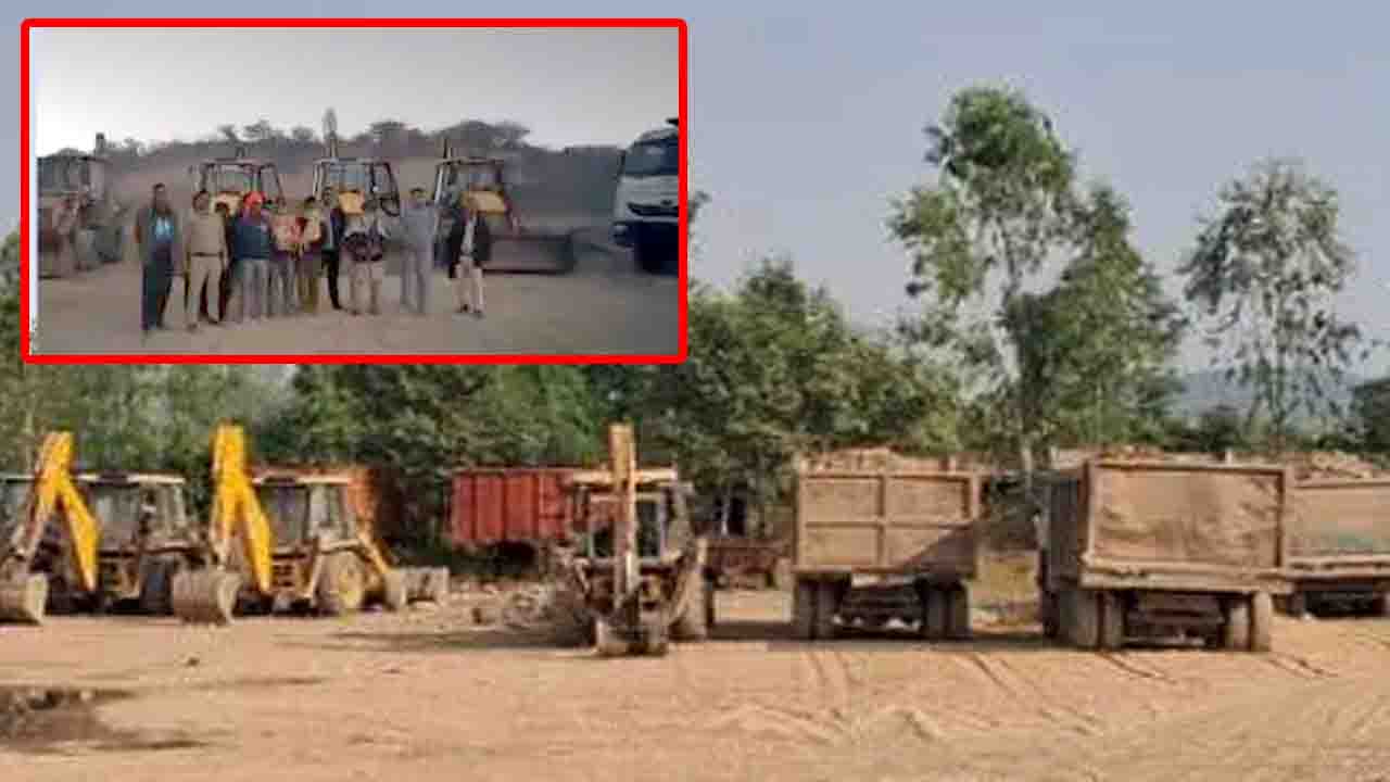 Kangra News: नूरपुर में अवैध खनन पर पुलिस का शिकंजा, 9 गिरफ्तार, 5 जेसीबी-4 टिपर जब्त