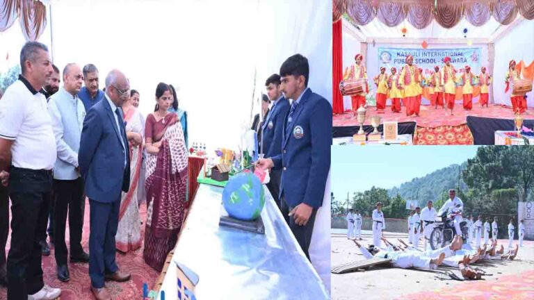 Solan News: कसौली इंटरनेशनल पब्लिक स्कूल, सनवारा का 19वां वार्षिक समारोह हर्षोल्लास के साथ सम्पन्न