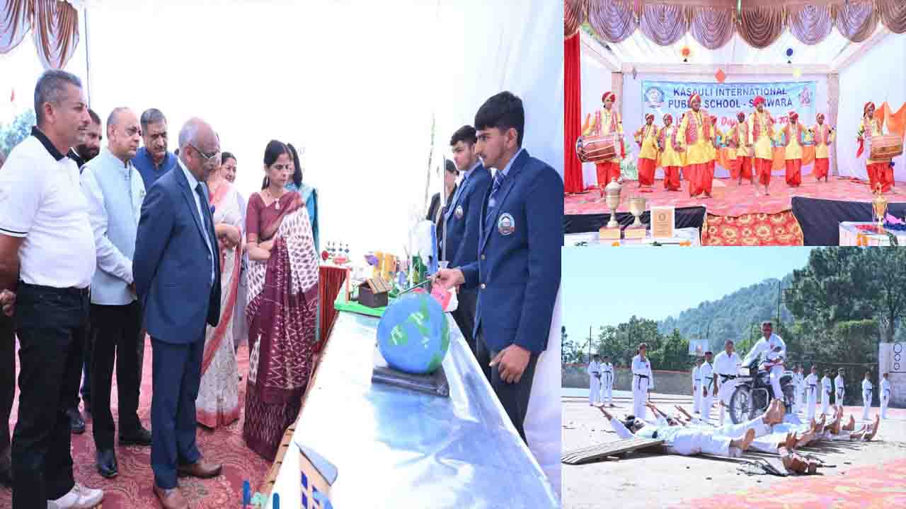 Solan News: कसौली इंटरनेशनल पब्लिक स्कूल, सनवारा का 19वां वार्षिक समारोह हर्षोल्लास के साथ सम्पन्न