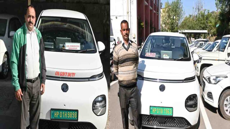 बेरोजगारों के लिए Rajiv Gandhi Startup Scheme बनी सहारा, 5 साल रोजगार की गारंटी! हर महीने 15-20 हजार की बचत बिलासपुर : प्रदेश सरकार की महत्वाकांक्षी राजीव गांधी स्वरोजगार स्टार्टअप योजना (ई-टैक्सी) बिलासपुर जिले के बेरोजगारों के लिए वरदान साबित हो रही है। इस योजना के तहत न केवल इलेक्ट्रिक वाहन खरीदने पर 50 प्रतिशत उपदान मिल रहा है, बल्कि सरकारी विभागों में वाहन अटैच कर 5 वर्षों के लिए स्थाई रोजगार की गारंटी भी सुनिश्चित की जा रही है। घुमारवीं के 45 वर्षीय शंकर सिंह और हमीरपुर के 50 वर्षीय रमेश कुमार उन लाभार्थियों में शामिल हैं, जिनकी किस्मत इस योजना ने बदल दी है। दोनों लाभार्थियों ने ₹15-15 लाख की लागत से इलेक्ट्रिक वाहन खरीदे। सरकार ने इन्हें सरकारी विभागों में अटैच किया है। शंकर सिंह का वाहन उपायुक्त के सहायक आयुक्त के साथ, जबकि रमेश कुमार का वाहन बी.डी.ओ. सदर बिलासपुर के साथ तैनात किया गया है। इन दोनों वाहनों पर प्रदेश सरकार 18 प्रतिशत जीएसटी सहित कुल 59 हजार रुपये प्रतिमाह उपलब्ध करवा रही है। इससे न केवल दोनों लाभार्थियों की वाहन किस्त आसानी से निकल रही है, बल्कि 15 से 20 हजार रुपये प्रतिमाह की अतिरिक्त बचत भी हो रही है। लाभार्थी शंकर सिंह ने बताया था कि वह पिछले लगभग 20 वर्षों से टैक्सी चलाने का कार्य कर अपने परिवार का भरण-पोषण करते रहे हैं। इस दौरान उन्होंने 102 एंबुलेंस सेवा में भी कुछ वर्षों तक कार्य किया, लेकिन जब वर्ष 2023 में उन्हें समाचार पत्रों के माध्यम से प्रदेश सरकार की ई-टैक्सी योजना का पता चला तो उन्होंने ऑनलाइन माध्यम से आवेदन प्रस्तुत किया। उन्होंने वर्ष 2025 में 15 लाख रुपये की लागत से इलेक्ट्रिक वाहन खरीदा और प्रदेश सरकार ने जुलाई, 2025 से इसे सरकारी विभाग के साथ अटैच कर दिया। इसी तरह लाभार्थी रमेश कुमार का भी कहना है कि उन्हें भी दिसम्बर, 2023 में प्रदेश सरकार की इस महत्वाकांक्षी राजीव गांधी स्वरोजगार स्टार्टअप योजना की जानकारी मिली और लोकमित्र केंद्र के माध्यम से ऑनलाइन आवेदन प्रस्तुत कर दिया। उन्होंने भी वर्ष 2025 में नया इलेक्ट्रिक वाहन खरीदा और प्रदेश सरकार ने जुलाई, 2025 से इसे सरकारी विभाग में लगा दिया है। उनका कहना है कि इससे पहले वह टैक्सी चलाते थे, लेकिन स्थाई आय का कोई साधन नहीं था। लेकिन अब उन्हें प्रतिमाह 15 से 20 हजार रूपये की आय हो रही है। वह गाड़ी की किस्त भी आसानी से निकाल पा रहे हैं। दोनों लाभार्थियों ने 15-15 लाख रुपये का इलेक्ट्रिक वाहन खरीदा है, जिस पर प्रदेश सरकार ने 50 प्रतिशत उपदान मुहैया करवाया है। उनका कहना है कि प्रदेश के बेरोजगार युवाओं के लिए सरकार की यह योजना न केवल लाभकारी सिद्ध हो रही है, बल्कि उन्हें अगले पांच वर्षों तक स्थाई रोजगार भी सुनिश्चित हुआ है। शंकर सिंह और रमेश कुमार ने मुख्यमंत्री सुखविंद्र सिंह सुक्खू के प्रति आभार व्यक्त करते हुए कहा कि राज्य सरकार की यह योजना बेरोजगार युवाओं के लिए एक बेहतरीन अवसर है। प्रदेश में पहली बार कोई ऐसी योजना आई है, जिसमें निजी इलेक्ट्रिक वाहन खरीदने पर 50 प्रतिशत उपदान और सरकारी विभागों में वाहन अटैच कर रोजगार की गारंटी भी उपलब्ध करवाई जा रही है। दोनों लाभार्थियों ने प्रदेश के युवाओं से सरकार की इस महत्वाकांक्षी योजना का अधिक से अधिक लाभ उठाने का आह्वान किया है, ताकि न केवल उन्हें सरकार आर्थिक मदद प्रदान करेगी, बल्कि सरकारी विभागों के माध्यम से रोजगार की गारंटी भी मिलेगी। जिला रोजगार अधिकारी बिलासपुर राजेश मेहता का कहना है कि राजीव गांधी स्वरोजगार स्टार्टअप योजना के अंतर्गत जिला बिलासपुर में अब तक 16 लोगों को लाभान्वित किया जा चुका है। प्रदेश सरकार ने 50 प्रतिशत सब्सिडी प्रदान कर लगभग एक करोड़ 16 लाख 44 हजार 900 रूपये की आर्थिक मदद दी है। साथ ही सभी 16 लाभार्थियों की ई-टैक्सी को प्रदेश सरकार के विभिन्न विभागों में अटैच कर उन्हें रोजगार भी मुहैया करवाया है। डीसी बिलासपुर राहुल कुमार ने कहा कि प्रदेश सरकार की जनकल्याणकारी एवं रोजगारोन्मुखी योजनाओं को विभागों के माध्यम से पूरी गंभीरता के साथ लागू किया जा रहा है ताकि अधिकतम पात्र व्यक्तियों को लाभ मिल सके। उन्होंने कहा कि जिला प्रशासन का मुख्य उद्देश्य सरकारी योजनाओं को समयबद्ध धरातल पर उतारकर पात्र लोगों तक पहुंचाना और उन्हें आर्थिक व सामाजिक रूप से सशक्त बनाना है।