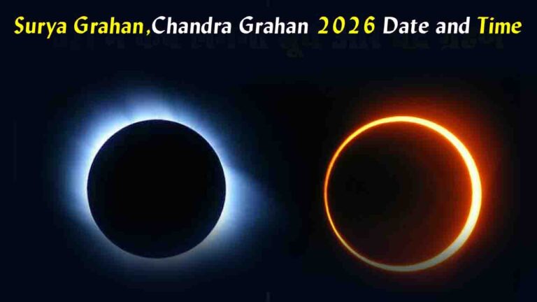 Surya Grahan,Chandra Grahan 2026 Date and Time: