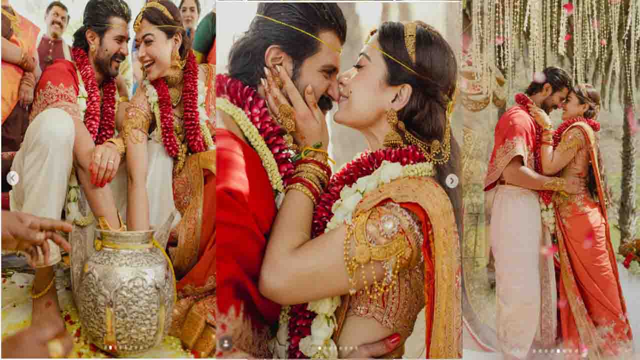 Vijay Deverakonda ने शादी में धोती, टेंपल जूलरी और पैरों में आलता लगा कर सेट किए नए फैशन गोल, Rashmika Mandanna ने खूब लुटाया प्यार! 1 Vijay Deverakonda Wedding Look: विजय देवरकोंडा और रश्मिका मंदाना की शादी की तस्वीरें इंटरनेट पर छाई हुई हैं।