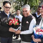 Chamba News: केंद्रीय मंत्री किरेन रिजिजू का चंबा पहुंचने पर हुआ भव्य स्वागत