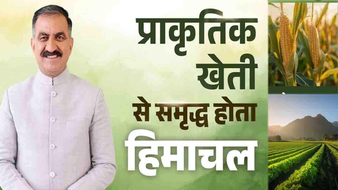 Natural Farming Himachal: CM सुक्खू ने 2026 तक 1 लाख नए किसानों को जोड़ने का किया ऐलान, बढ़ेगी आमदनी
