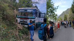 Chamba News: चंबा में बड़ा हादसा टला: ब्रेक फेल होने पर चालक ने पहाड़ी से टकराकर बचाई 50 यात्रियों की जान
