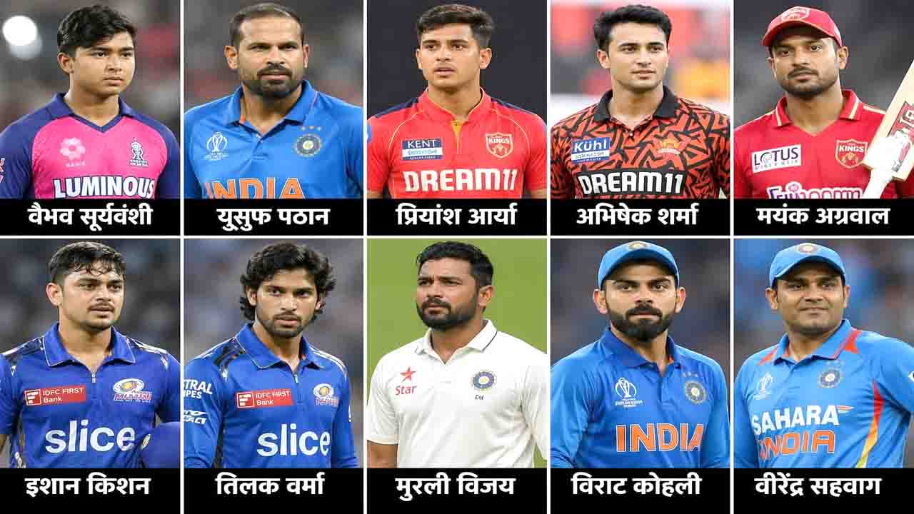 Fastest IPL Century by Indian: जानिए कौन है IPL में सबसे तेज शतक लगाने वाले टॉप 10 भारतीय बल्लेबाज