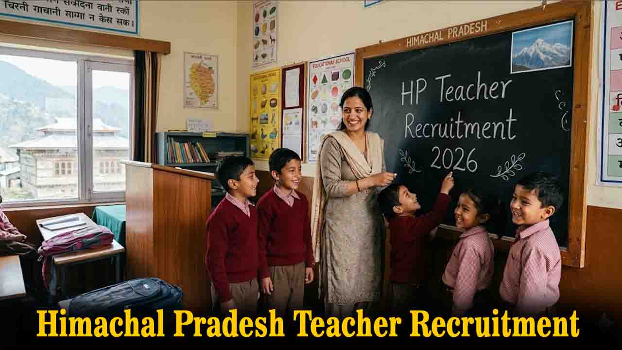 HP Teacher Recruitment 2026: हिमाचल में 894 पदों पर सरकारी नौकरी का बड़ा मौका, 30 हजार वेतन और आवेदन की पूरी प्रक्रिया जानें