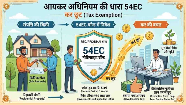 Section 54EC Income Tax: ₹1.22 करोड़ के मुनाफे पर टैक्स बचाने का गणित, क्या दो बार मिलेगा फायदा?