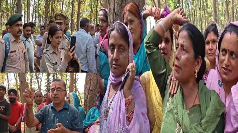Operation Raksha Sutra: पांवटा साहिब के नारीवाला में सड़क निर्माण के लिए पेड़ों की कटाई का भारी विरोध, महिलाओं ने शुरू किया ‘ऑपरेशन रक्षा सूत्र’
