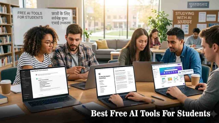 Best Free AI Tools For Students: जानिए! छात्रों के लिए होम वर्क से लेकर एग्जाम की तैयारी तक 5 बेस्ट फ्री AI टूल्स,अब सब कुछ हुआ आसान