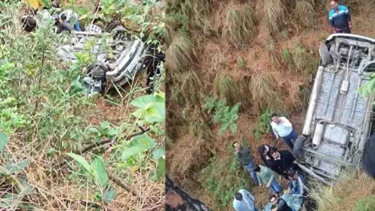 Hamirpur Road Accident: हमीरपुर में 50 फीट गहरी खाई में गिरी कार, मची चीख-पुकार, दो की गई जान