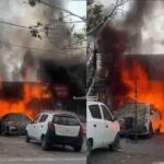 Shimla Fire News: शिमला के कच्ची घाटी में बाइक शोरूम में भड़की आग, कार सहित 33 वाहन जले, लाखों का नुकसान