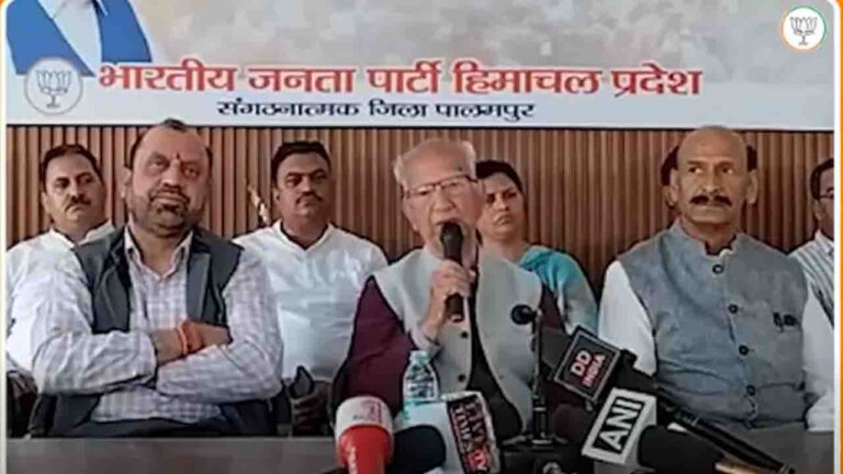 Himachal Politics: पालमपुर में पूर्व सीएम शांता का भावुक संदेश, "मैं जीत का आशीर्वाद लेकर भगवान के पास जाना चाहता हूँ" जीत की मांगी दुआ