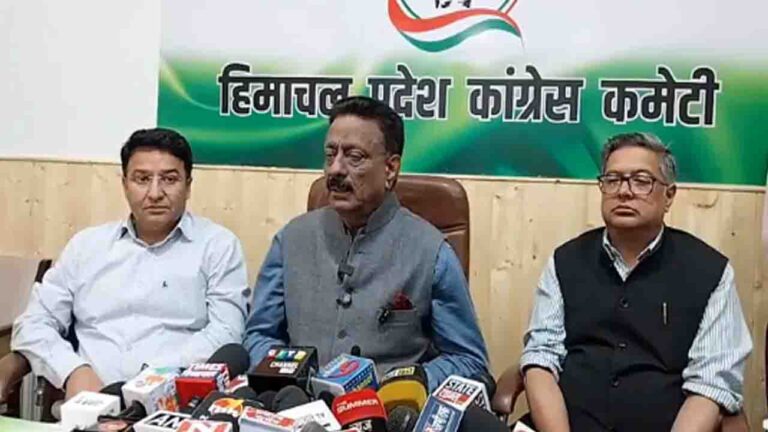 Himachal Pradesh Congress Committee, Kuldeep Singh Rathore Statement,