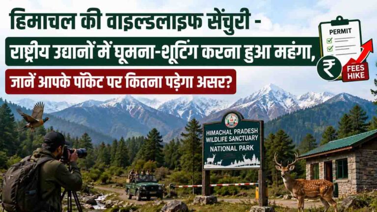 Himachal Wildlife Entry Fee Hike: हिमाचल की वाइल्डलाइफ सेंचुरी-राष्ट्रीय उद्यानों में घूमना-शूटिंग करना हुआ महंगा, जानें आपके पॉकेट पर कितना पड़ेगा असर?