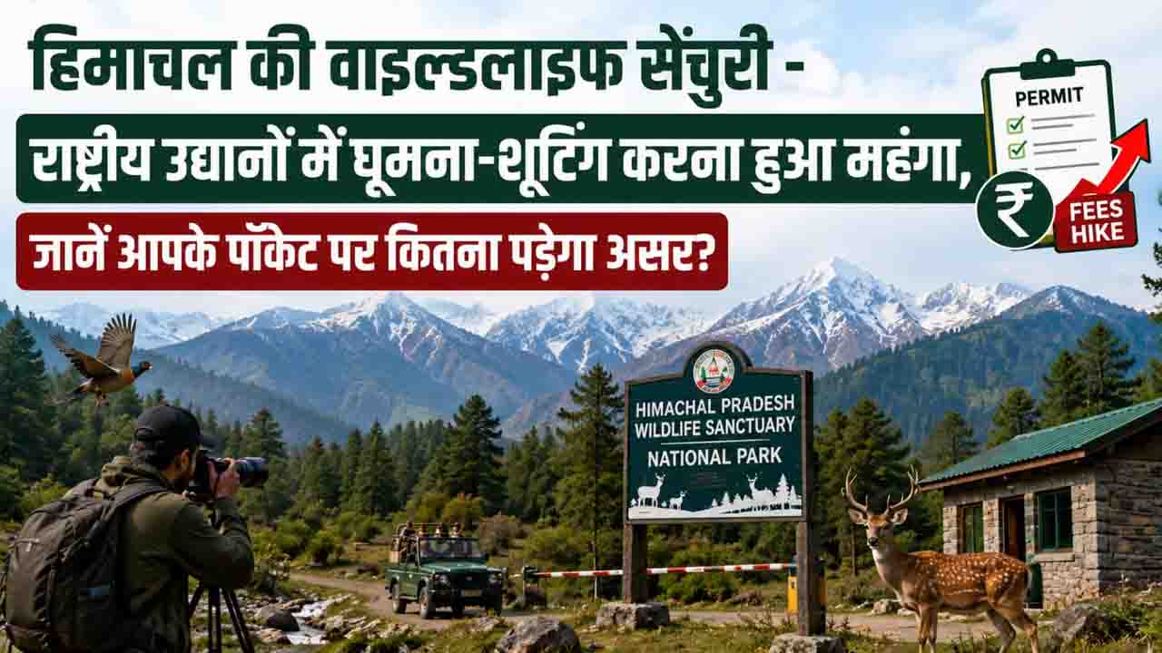 Himachal Wildlife Entry Fee Hike: हिमाचल की वाइल्डलाइफ सेंचुरी-राष्ट्रीय उद्यानों में घूमना-शूटिंग करना हुआ महंगा, जानें आपके पॉकेट पर कितना पड़ेगा असर?