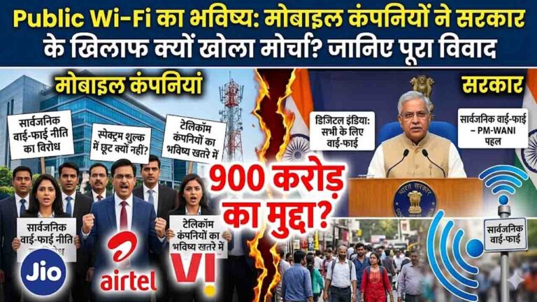 Public Wifi: मोबाइल कंपनियों ने सरकार के खिलाफ क्यों खोला मोर्चा? जानिए पूरा विवाद