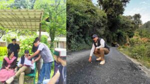 Himachal News: निजी दौरे में भी विकास पर फोकस, मंत्री विक्रमादित्य सिंह ने किया सड़क का औचक निरीक्षण