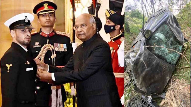 shaurya chakra winner Amit Singh Rana Road Accident 500 फीट गहरी खाई में गिरी कार, शौर्य चक्र विजेता मार्कोस कमांडो अमित सिंह राणा की दर्दनाक मौत