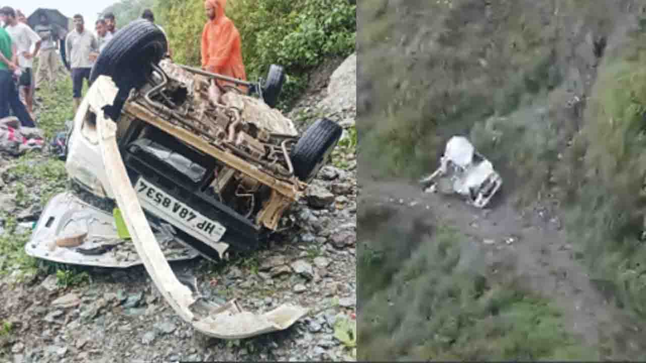 Chamba Accident  Road Accident News: PGI से बीमार 3 माह के मासूम का इलाज कराकर लौट रहा था परिवार, घर पहुँचने से पहले ही 500 फीट गहरी खाई में गिरी कार; 5 की मौके मौत