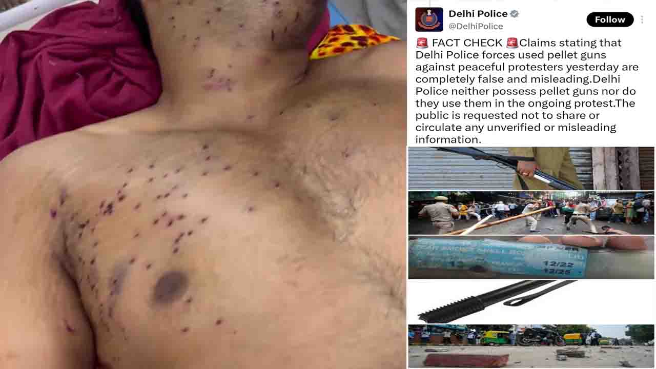 Delhi Police Pellet Gun Claim: CJP प्रदर्शनकारियों पर में दिल्ली पुलिस ने चलाईं पैलेट गन? पुलिस ने किया खारिज