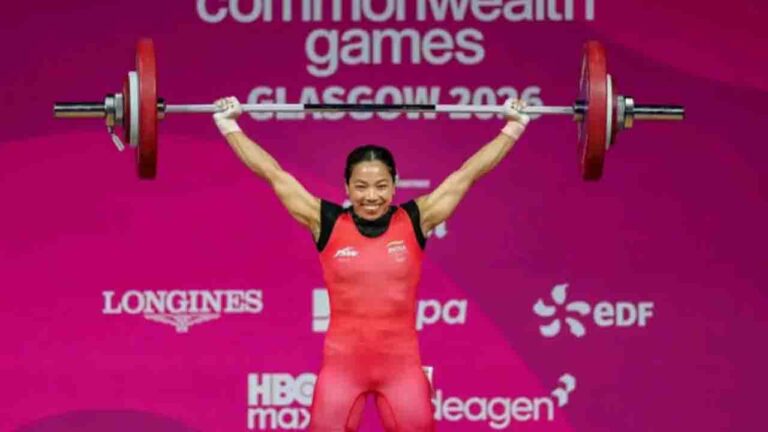 HOME 1 Commonwealth Games 2026: मीराबाई चानू ने राष्ट्रमंडल खेल 2026 में 22 किग्रा के अंतर से जीता पहला स्वर्ण पदक