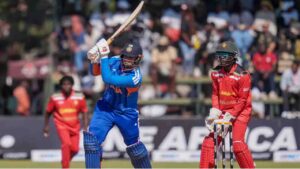 Vaibhav Suryavanshi Hits 102m Six Ind vs Zim 3rd T20 Match Harare
