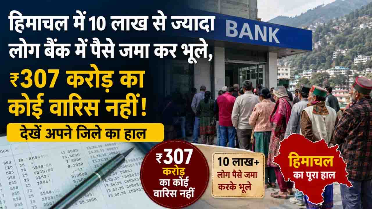 Himachal Banks Unclaimed Deposits: हिमाचल के बैंकों में लावारिस पड़े हैं ₹307 करोड़, कहीं इस लिस्ट में आपका या आपके परिवार का खाता तो नहीं?